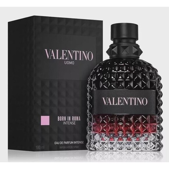 Valentino Uomo Born in Roma Intense Perfume Spray for Men, 3.4 fl. oz - Picture 1 of 2